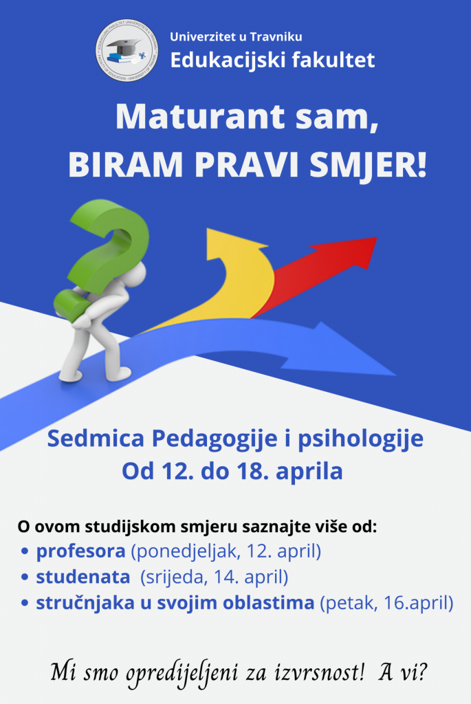 Pregled sedmice Pedagogije i psihologije