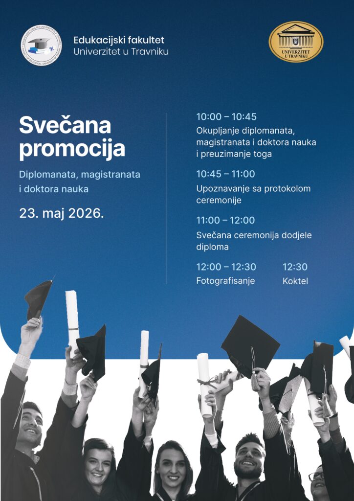 Svečana promocija diplomanata, magistranata i doktora nauka